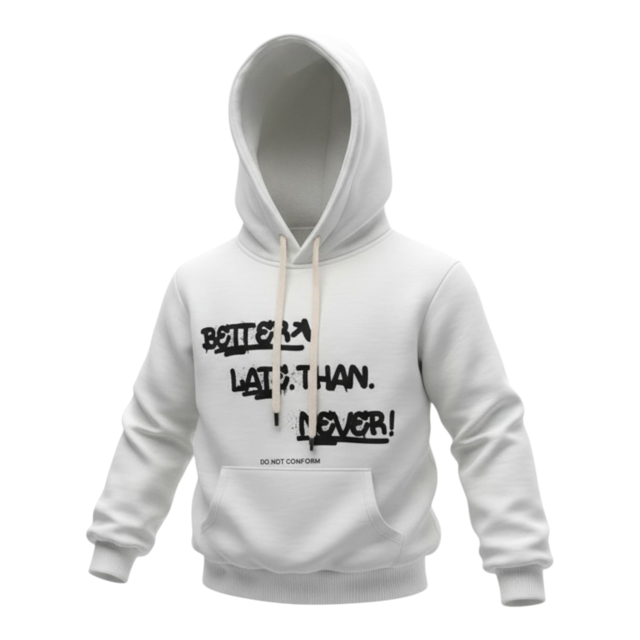 Do Not Conform Felpa tinta unita con Cappuccio E Stampa Bianco per Bambino FW26 BIANCO DO NOT CONFORM 