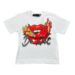 Do Not Conform T-Shirt Girocollo tinta unita con Stampa Bianco per Neonato SS25DTSN BIANCO DO NOT CONFORM 