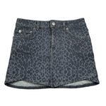 Dondup Gonna In Denim tinta unita Fantasia Maculata Grigio per Bambina DFGO019 GRIGIO DONDUP 