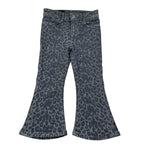 Dondup Jeans tinta unita Modello Zampa Fantasia Maculata Grigio per Neonata DFPA156 GRIGIO DONDUP 