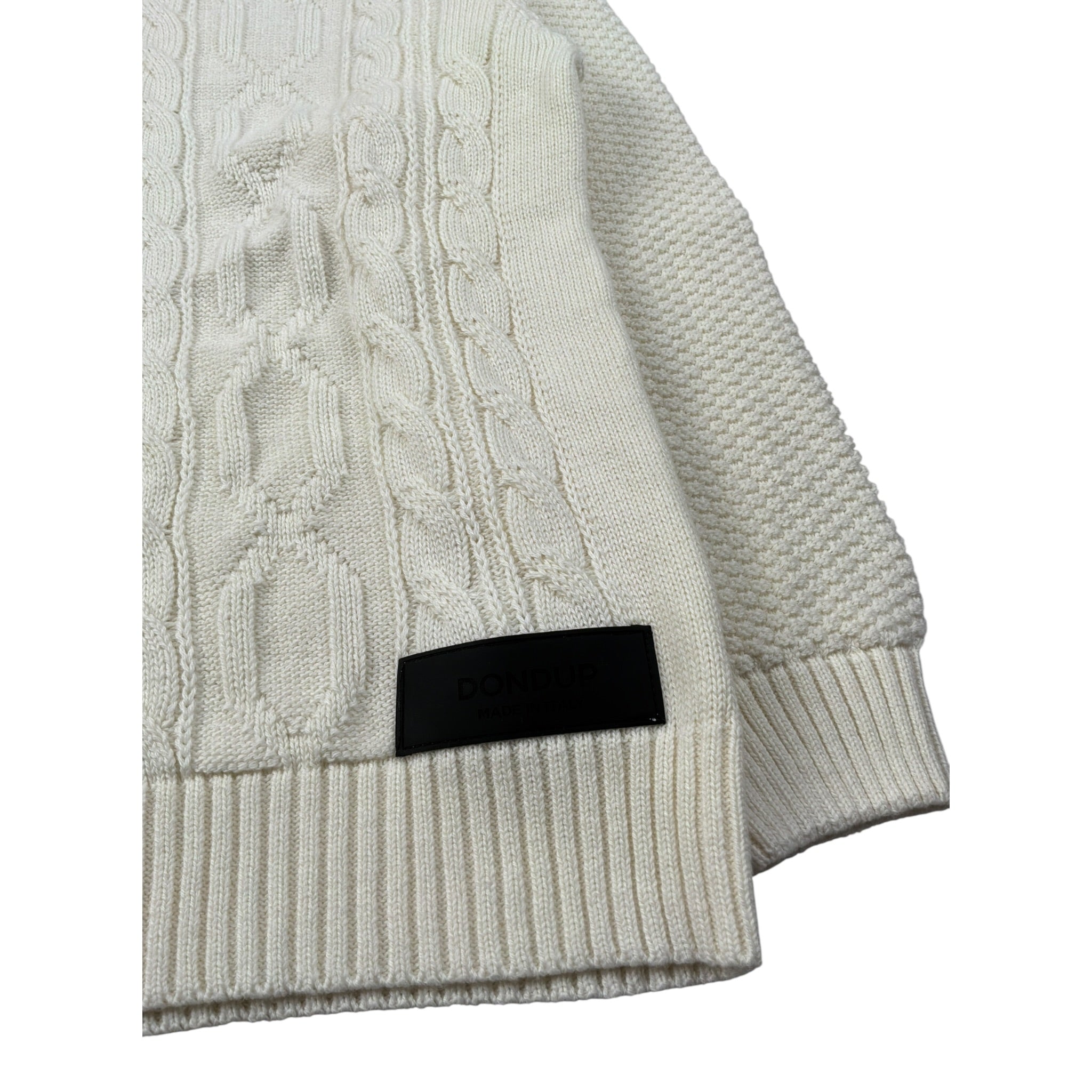 Dondup Maglia Modello Felpa tinta unita con Cappuccio Panna per Bambino DMMA031 PANNA DONDUP 