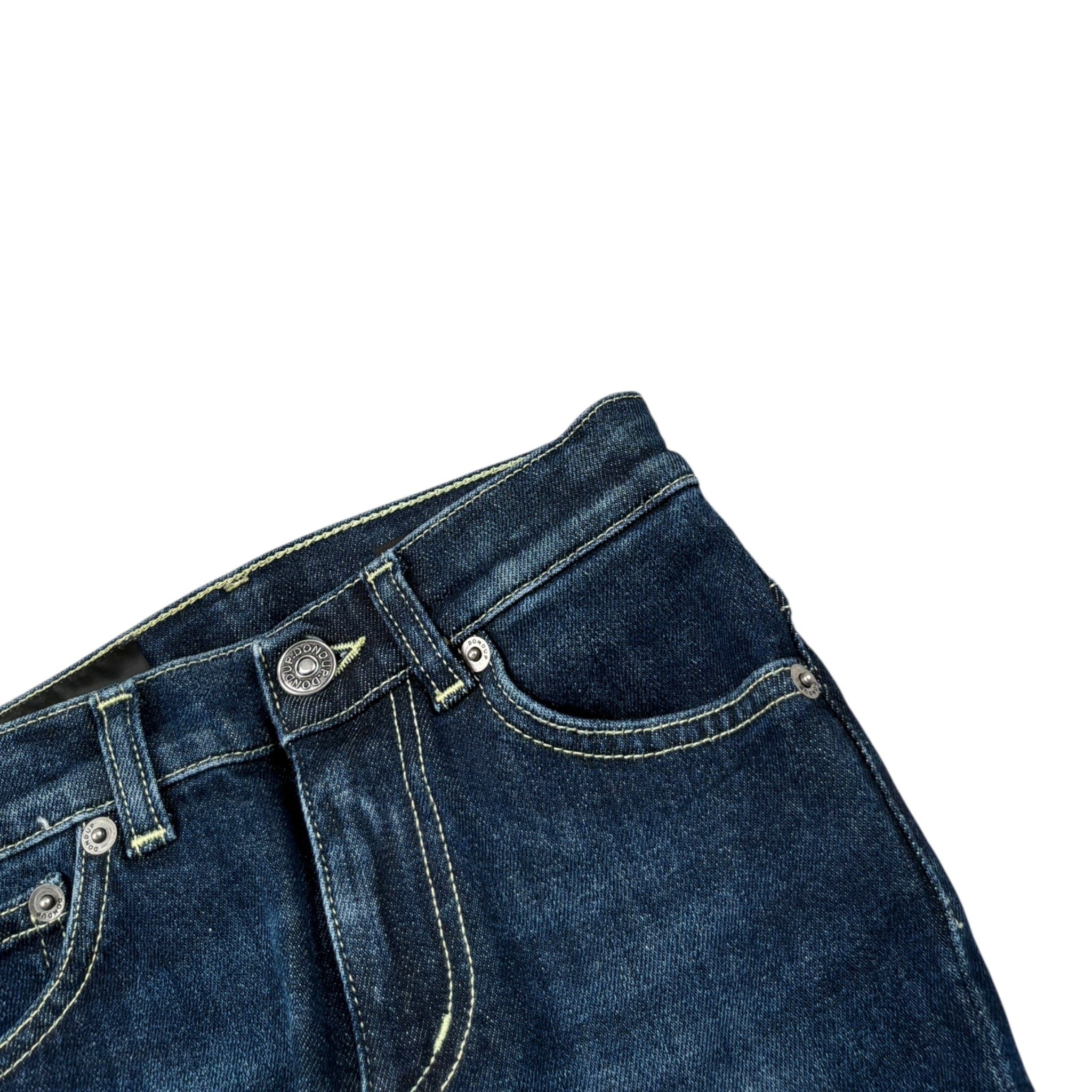 Dondup Jeans tinta unita Blu per Neonato DMPA157N BLU DONDUP 