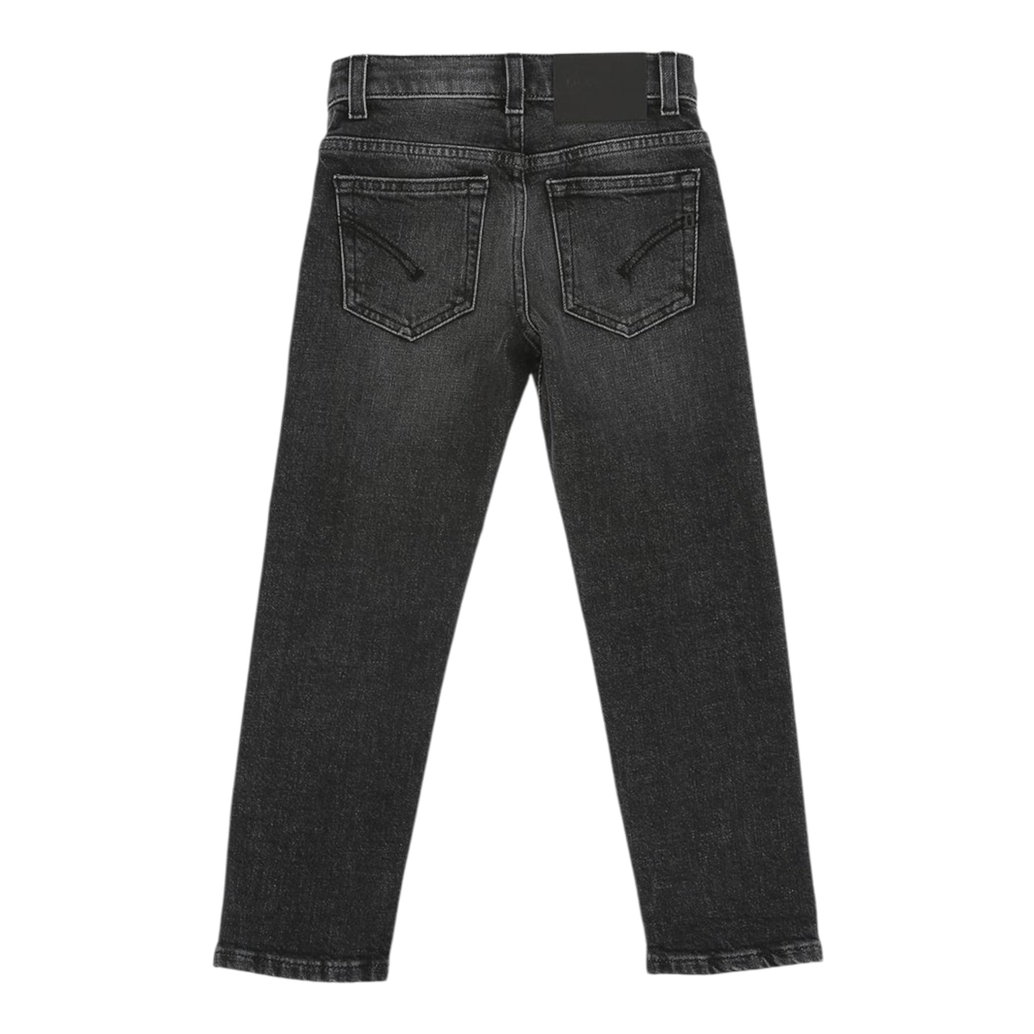 Dondup Jeans tinta unita Nero per Bambino DMPA158 NERO DONDUP 