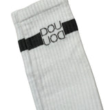 Dou Dou Calzini tinta unita con Logo Bianco per Bambina DS0P10 BIANCO DOU DOU 