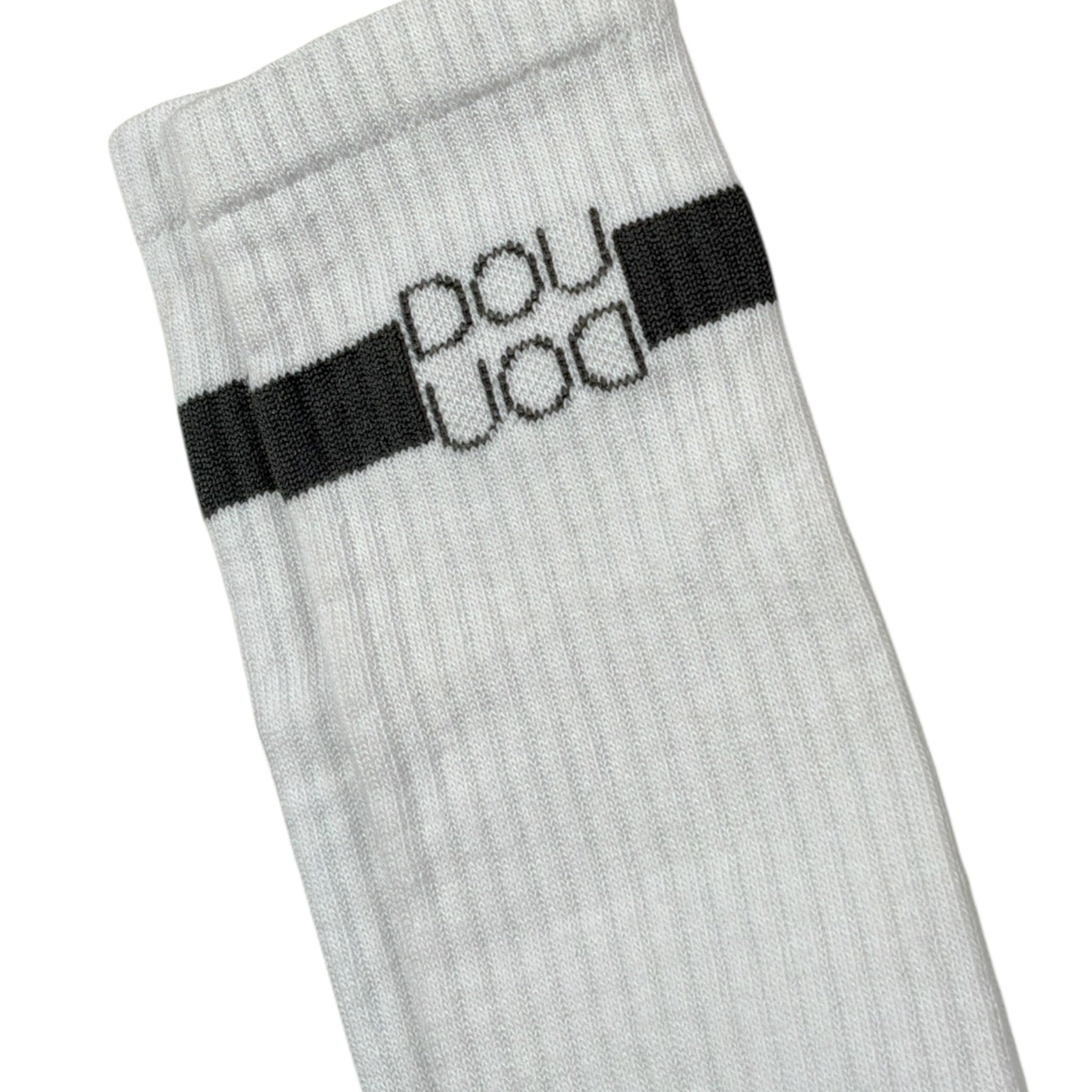 Dou Dou Calzini tinta unita con Logo Bianco per Bambino DS0P10Z0553 BIANCO DOU DOU 
