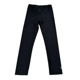 Dou Dou Leggins tinta unita con Logo Nero per Bambina DT6A40 NERO DOU DOU 