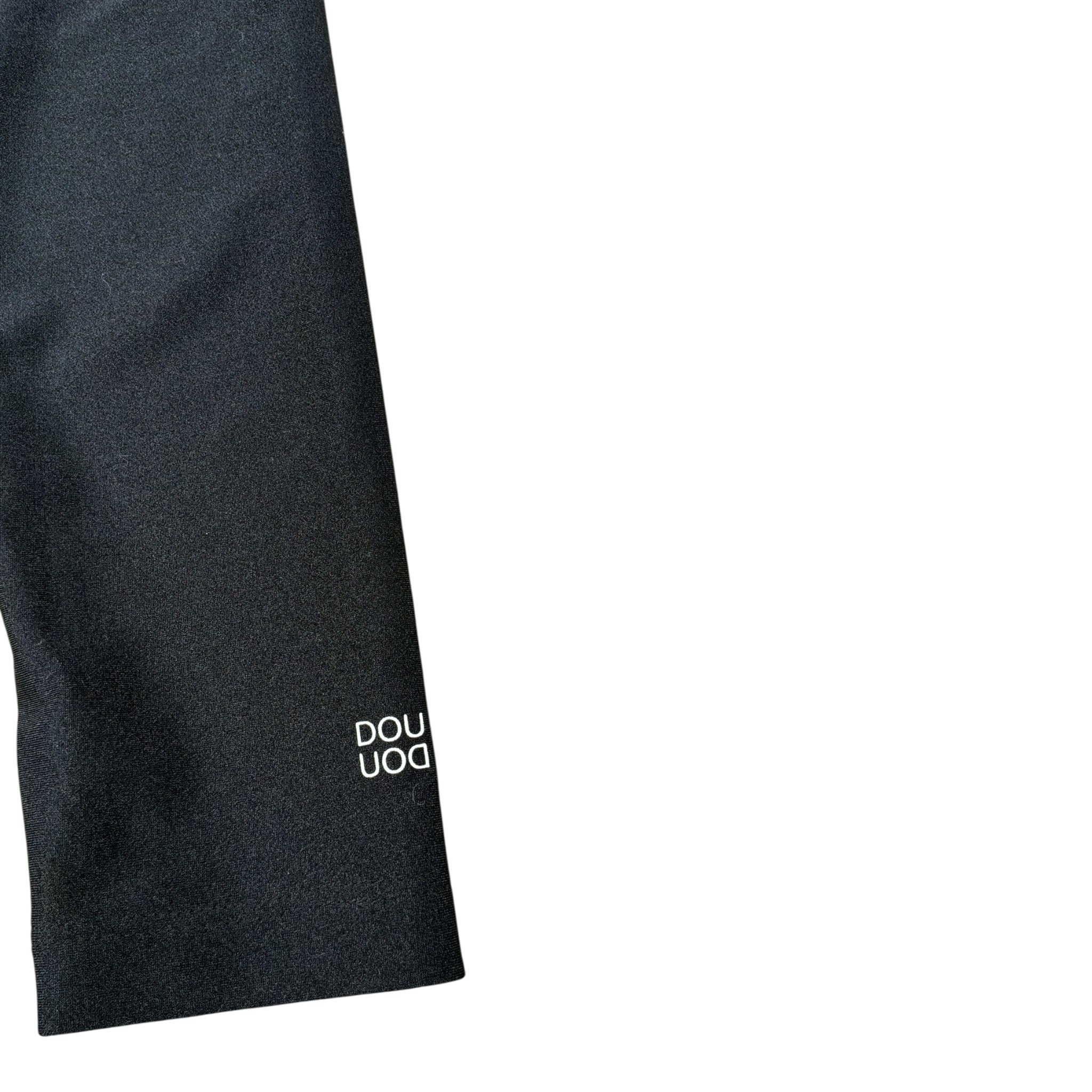 Dou Dou Leggins tinta unita con Logo Nero per Neonata DT6A40N NERO DOU DOU 
