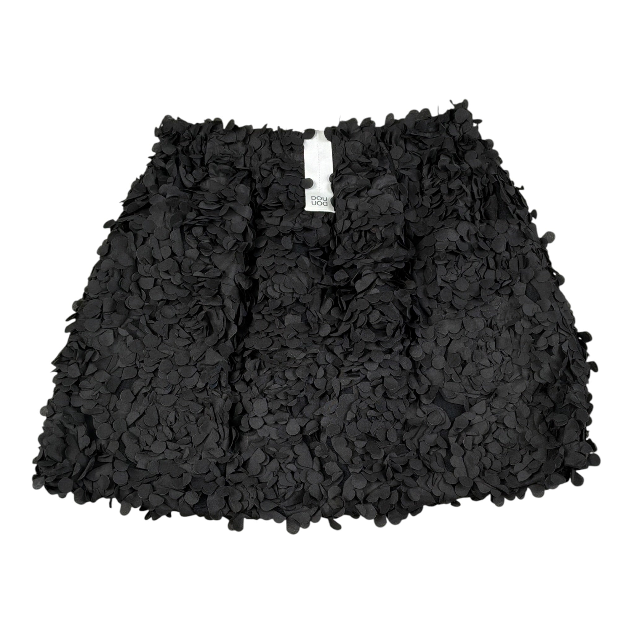 Dou Dou gonna  tinta unita con Applicazioni Nero per Bambina DW5A71 NERO DOU DOU 