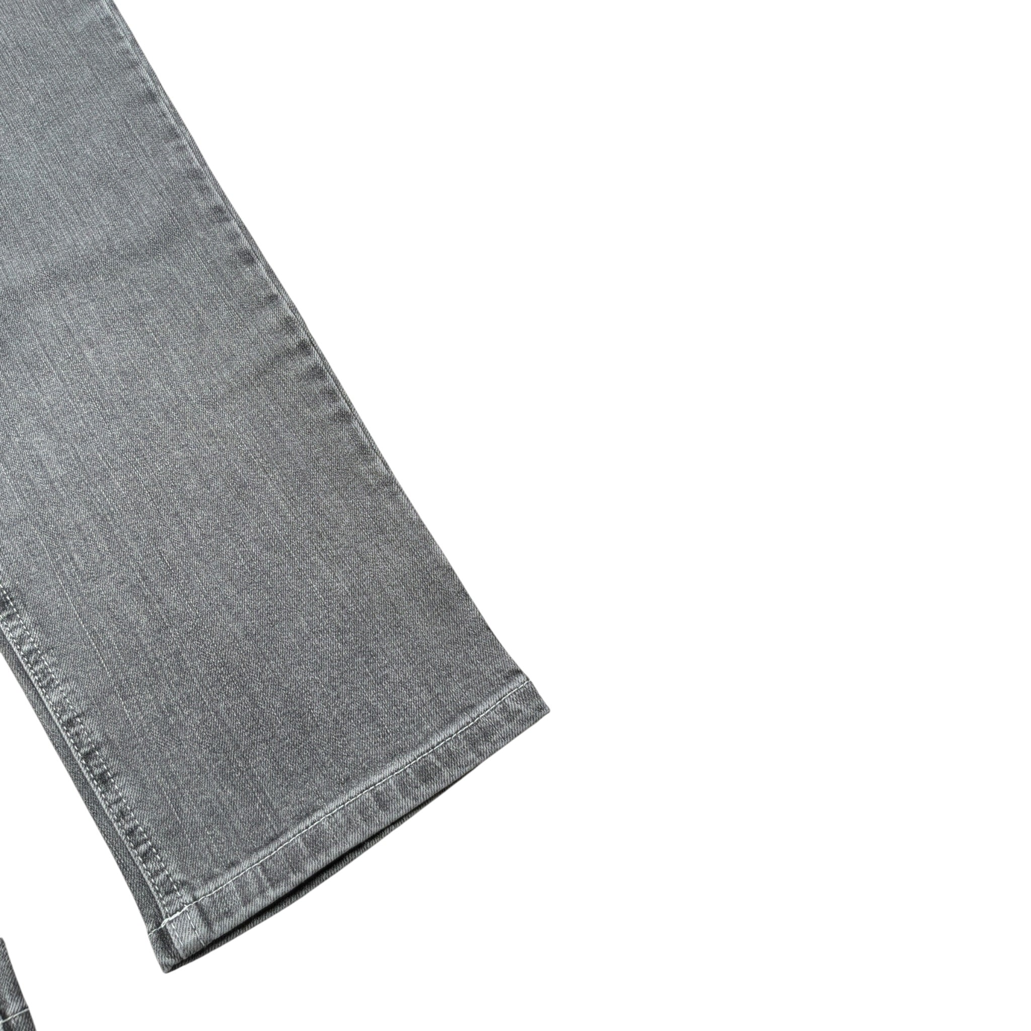Dou Dou Jeans tinta unita con Tasche Grigio per Bambina DW6P00 GRIGIO DOU DOU 