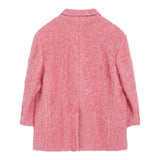 Dou Dou Cappotto Tinta Unit In Pelliccia Rosa per Bambina DX2A04 ROSA DOU DOU 