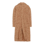Dou Dou Cappotto tinta unita con Bottoni Beige per Bambina DX2A50E236 BEIGE DOU DOU 