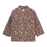 Dou Dou Giubbino tinta unita con Fantasia Militare Marrone per Bambino DX2Q27 MARRONE DOU DOU 
