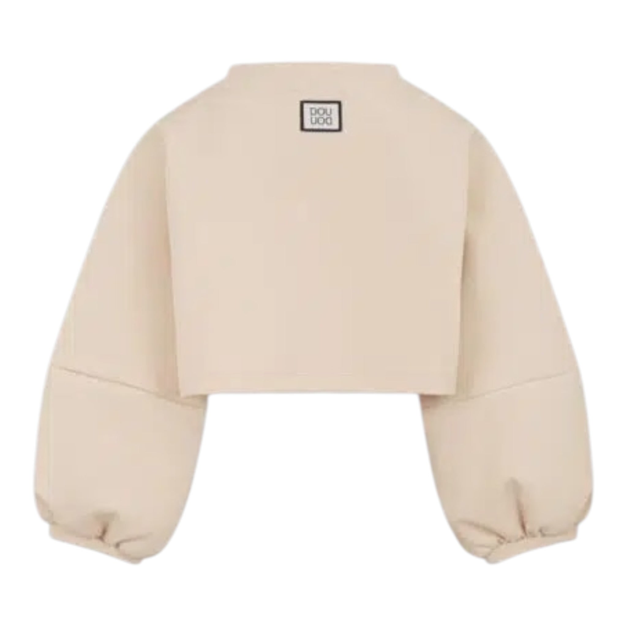 Dou Dou Felpa tinta unita Girocollo Beige per Bambina DX4A00 BEIGE DOU DOU 