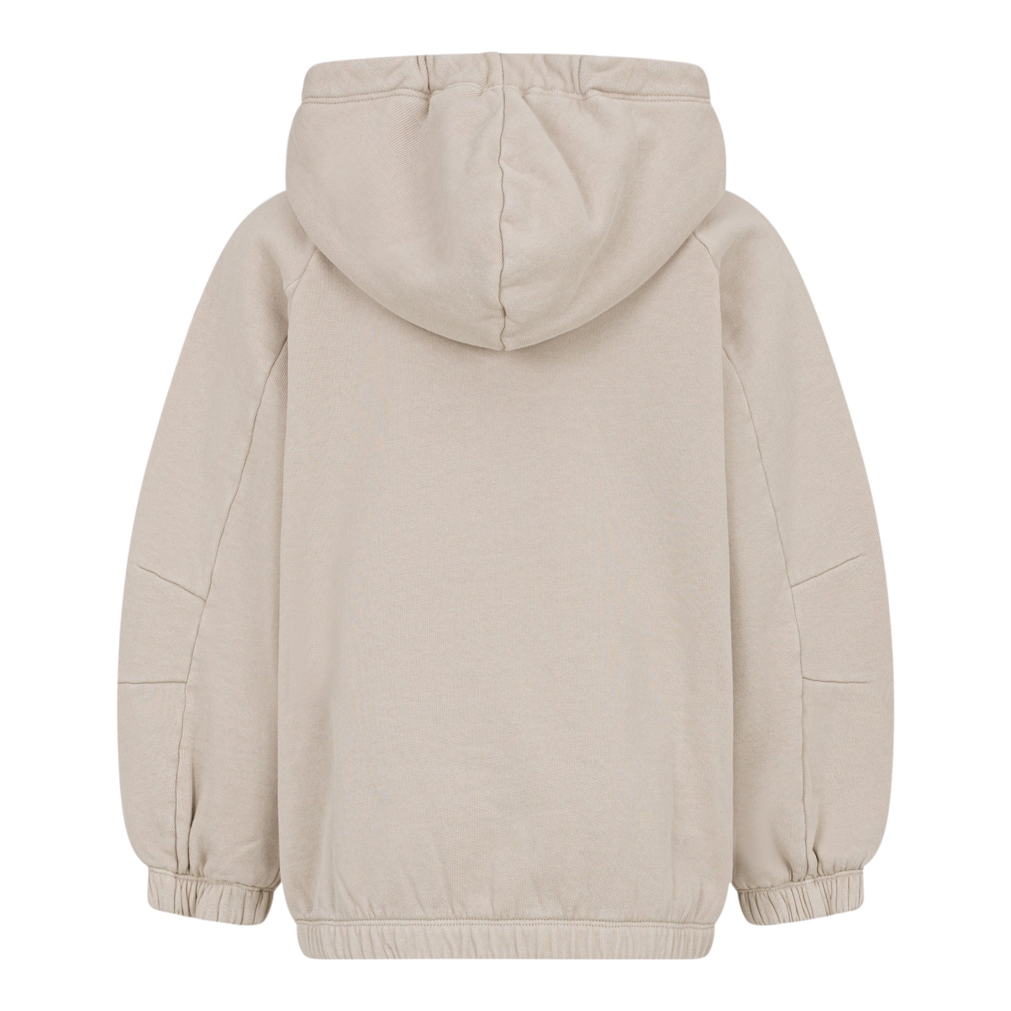 Dou Dou Felpa tinta unita con Cappuccio Beige per Bambina DX4P10 BEIGE DOU DOU 