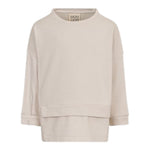Dou Dou Felpa Chiusa Girocollo tinta unita Beige per Bambina DX4P70 BEIGE DOU DOU 