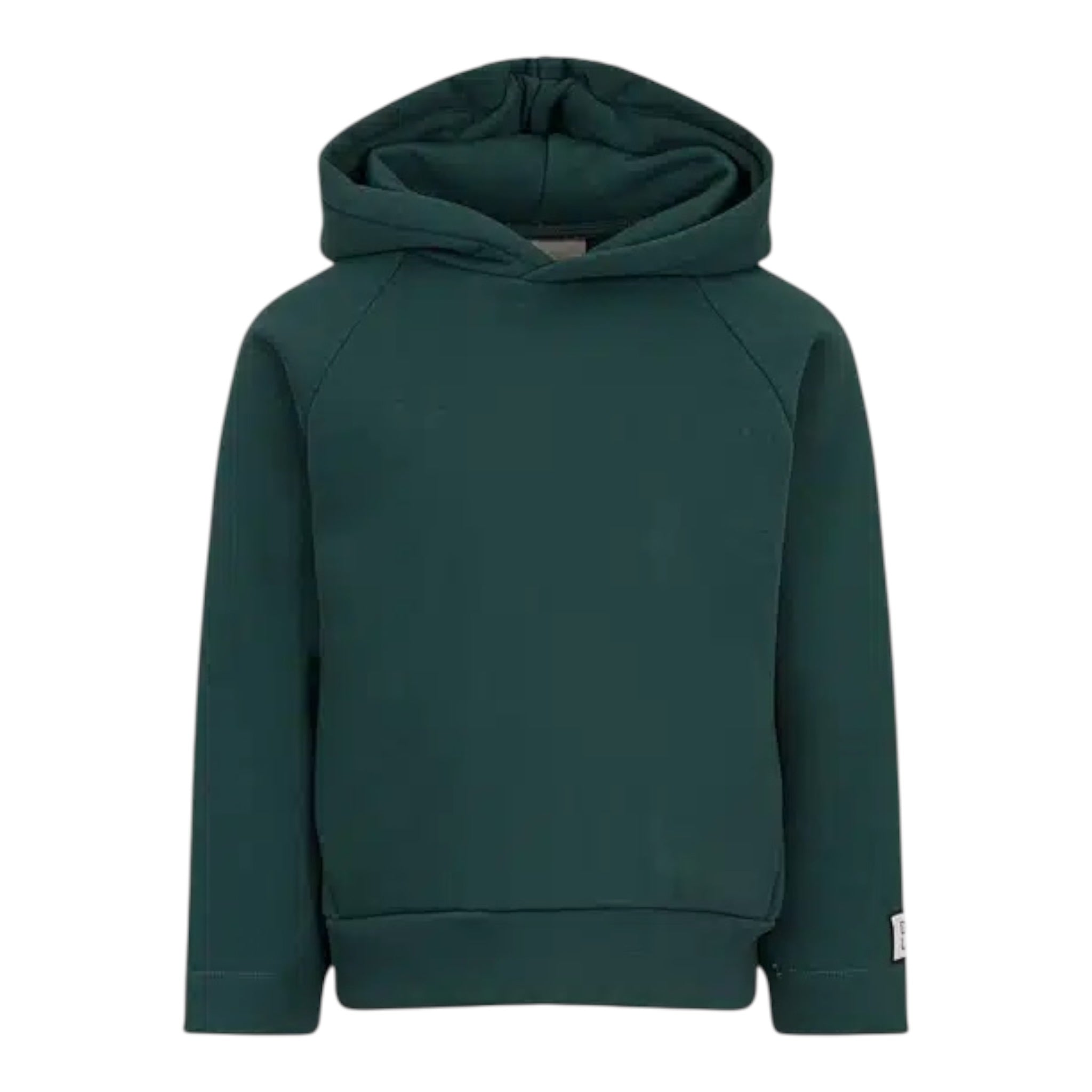 Dou Dou Felpa tinta unita con Cappuccio Verde per Bambino DX4P80 VERDE DOU DOU 