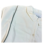 Dou Dou Camicia tinta unita con Righino In Contrasto Bianco per Bambina DX5A10XX BIANCO DOU DOU 