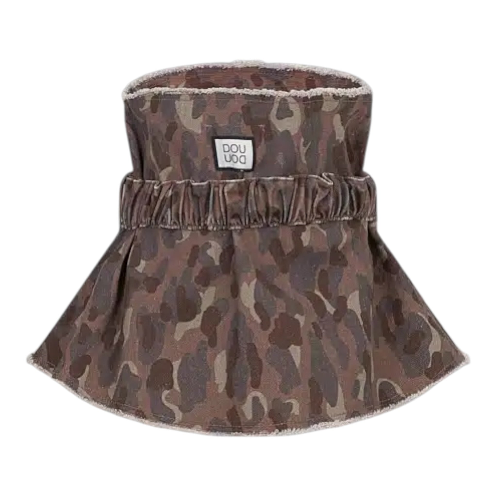 Dou Dou Top Stampa Fantasia con Cinturino Marrone per Bambina DX5A22XX MARRONE DOU DOU 