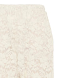 Dou Dou Pantalone tinta unita con Ricami Bianco per Bambina DX6A60U0237 BIANCO DOU DOU 
