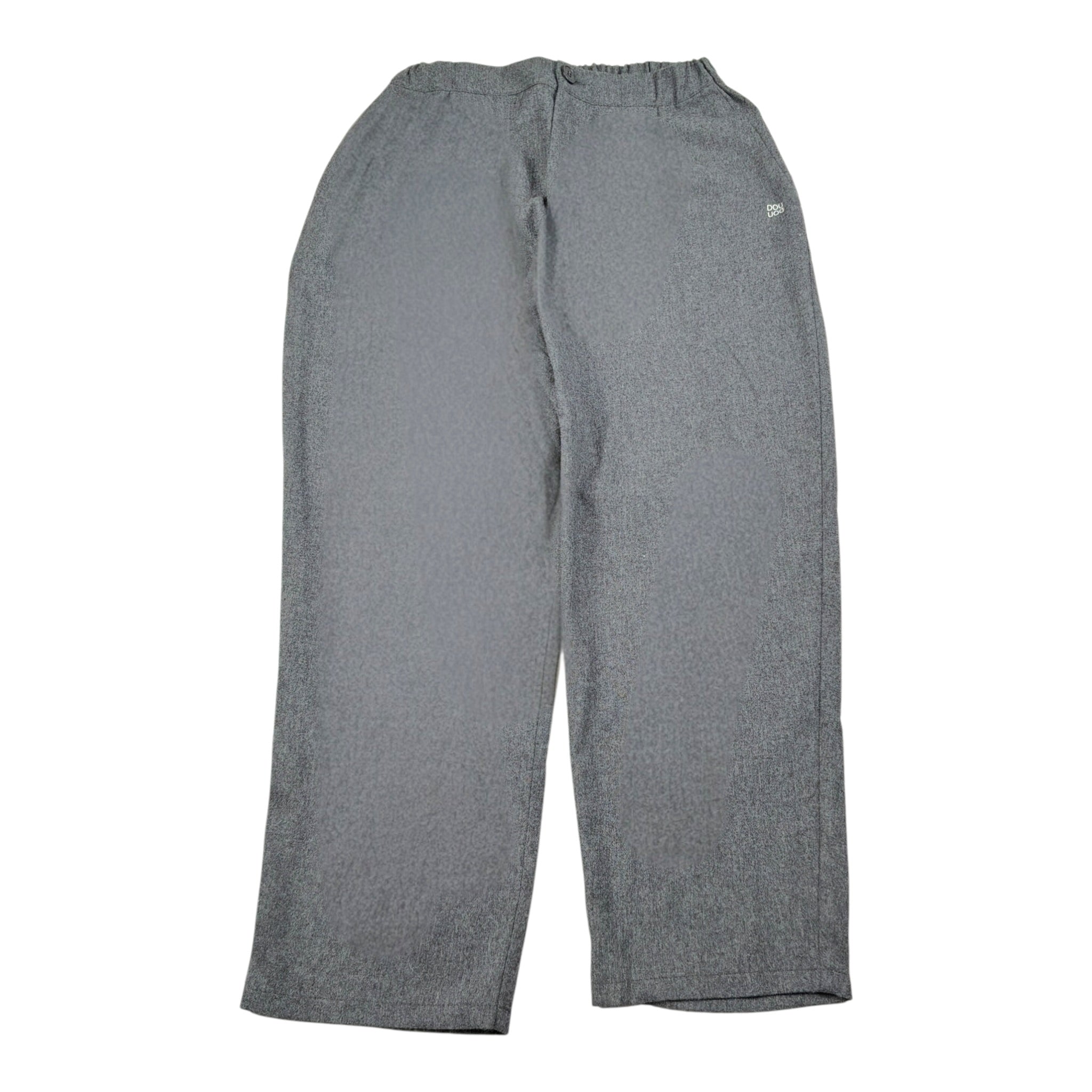 Dou Dou Pantalone tinta unita con Elastico In Vita Grigio per Bambina DX6P11X GRIGIO DOU DOU 