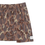 Dou Dou Gonna Fantasia Militare con Elastico In Vita Marrone per Bambina DX7A71 MARRONE DOU DOU 