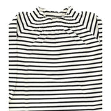 Dou Dou Maglia Bicolore con Fantasia A Righe Bianco/Nero per Bambina DX8A00 BIANCO/NERO DOU DOU 