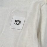 Dou Dou Shirt Collo Alto tinta unita Panna per Bambina DX8A30X PANNA DOU DOU 