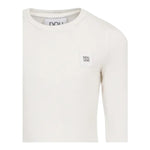 Dou Dou Shirt tinta unita con Logo Bianco per Neonata DX8A40NX BIANCO DOU DOU 