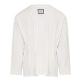 Dou Dou Shirt tinta unita con Logo Bianco per Bambina DX8A50 BIANCO DOU DOU 