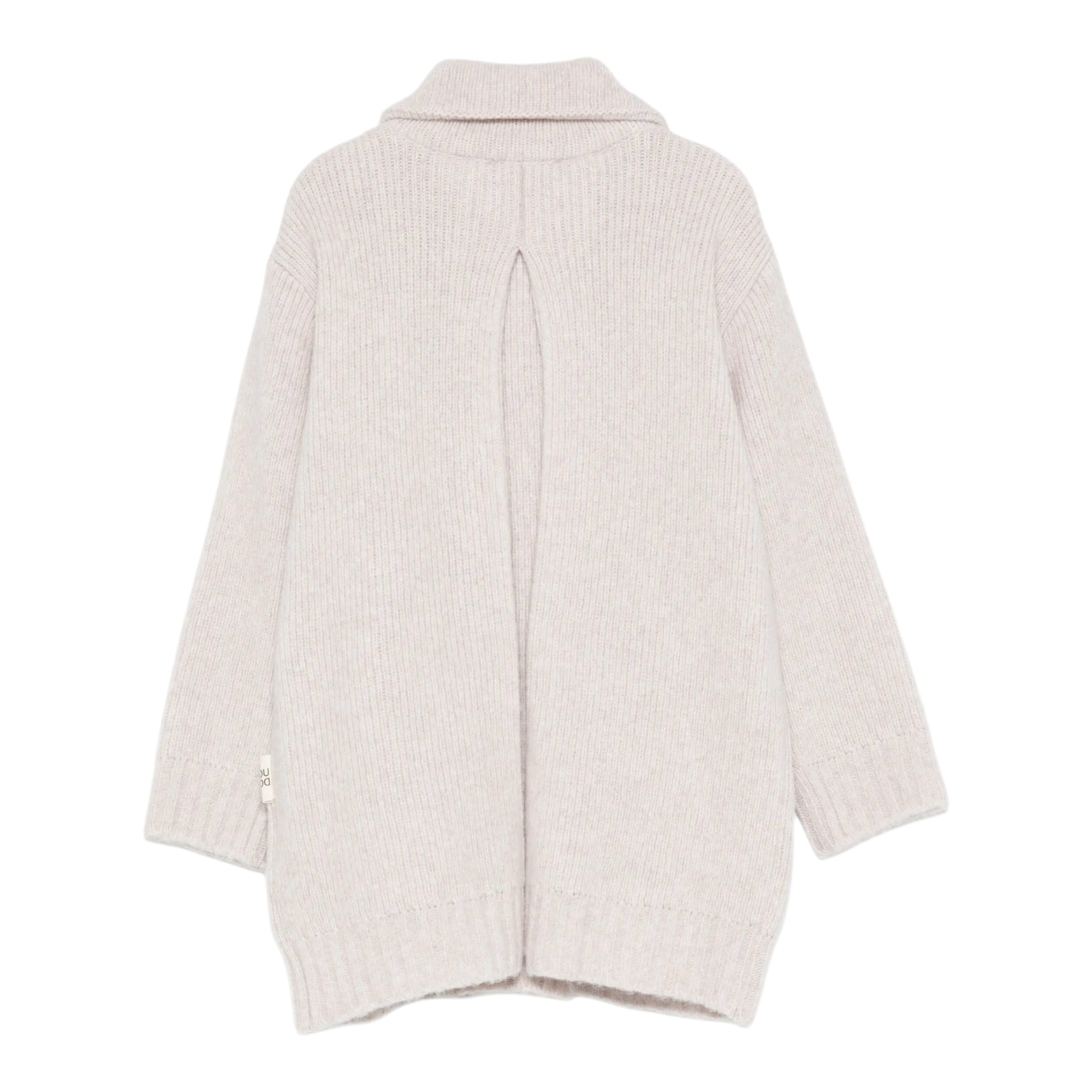 Dou Dou Cardigan tinta unita Doppiopetto Beige per Bambina DX9A00 BEIGE DOU DOU 