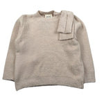 Dou Dou Maglia Girocollo tinta unita Beige per Bambina DX9A30 BEIGE DOU DOU 