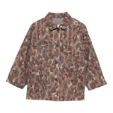 giacca tinta unita con fantasia militare DX2Q27 MARRONE DOU DOU 