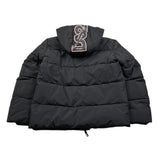 Dropseason2 Giubbino tinta unita con Cappuccio Nero per Bambino FW25K073 NERO DROPSEASON2 