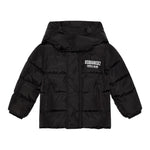 Dsquared2 Giubbino tinta unita con Cappuccio E Zip Nero per Neonato DQ1288 NERO DSQUARED2 