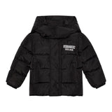 Dsquared2 Giubbino tinta unita con Cappuccio E Zip Nero per Neonato DQ1288 NERO DSQUARED2 