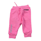 Dsquared2 Pantalone Modello Tuta tinta unita con Stampa Rosa per Neonata DQ1882F ROSA DSQUARED2 