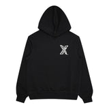 Dsquared2 Felpa Chiusa con Cappuccio tinta unita con Logo Nero per Bambino DQ2526 NERO DSQUARED2 