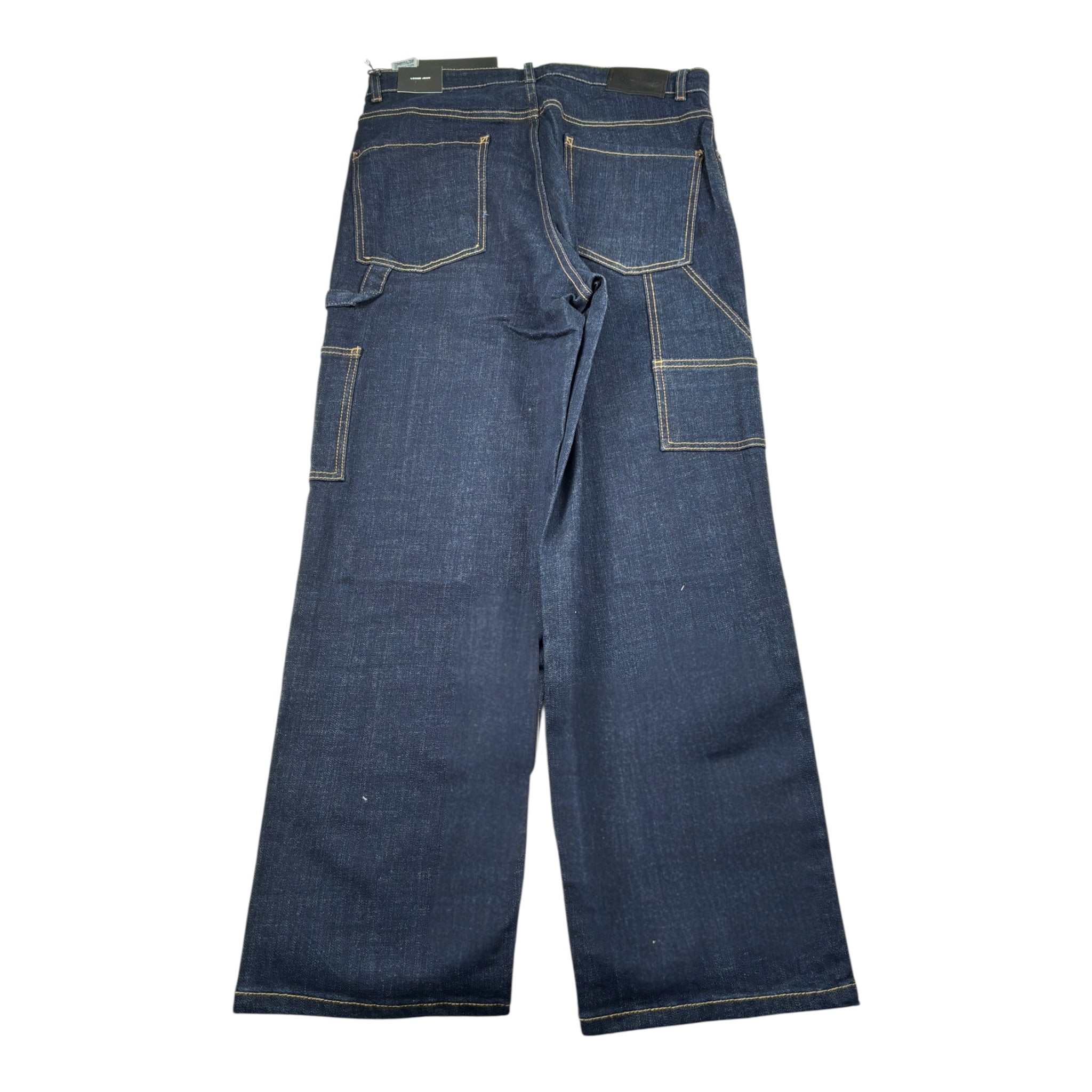 Dsquared2 Jeans tinta unita con Cuciture In Rilievo Blu per Bambino DQ2636 BLU DSQUARED2 