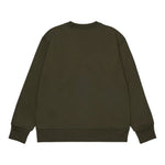 Dsquared2 Felpa Chiusa Girocollo tinta unita con Logo Verde per Bambino DQ2739XXX VERDE DSQUARED2 