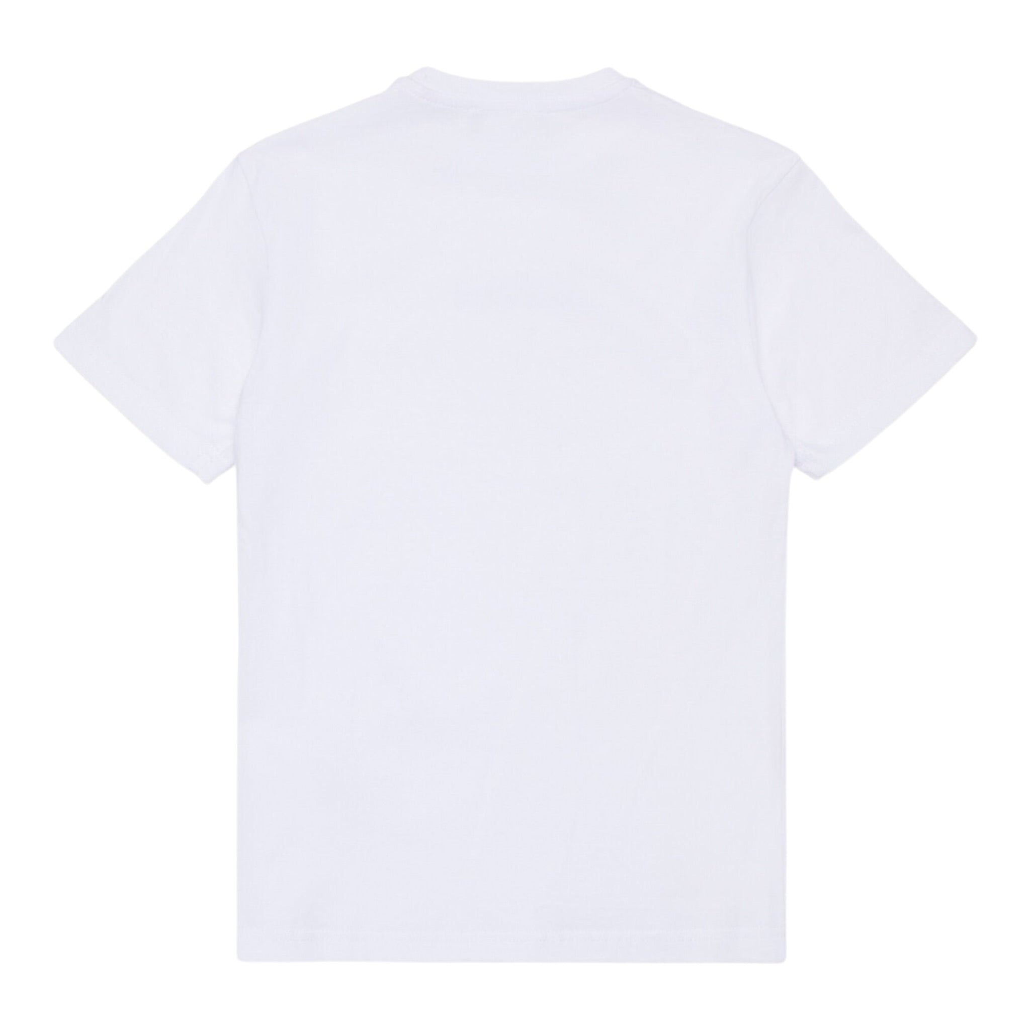 Dsquared2 T-Shirt Girocollo tinta unita con Logo Bianco per Bambino DQ2823X BIANCO DSQUARED2 