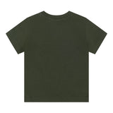 Dsquared2 T-Shirt Girocollo tinta unita con Logo Verde per Neonato DQ2853N VERDE DSQUARED2 