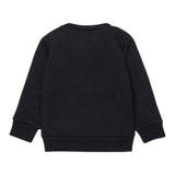 Dsquared2 Felpa tinta unita Girocollo con Stampa Nero per Neonato DQ2860 NERO DSQUARED2 