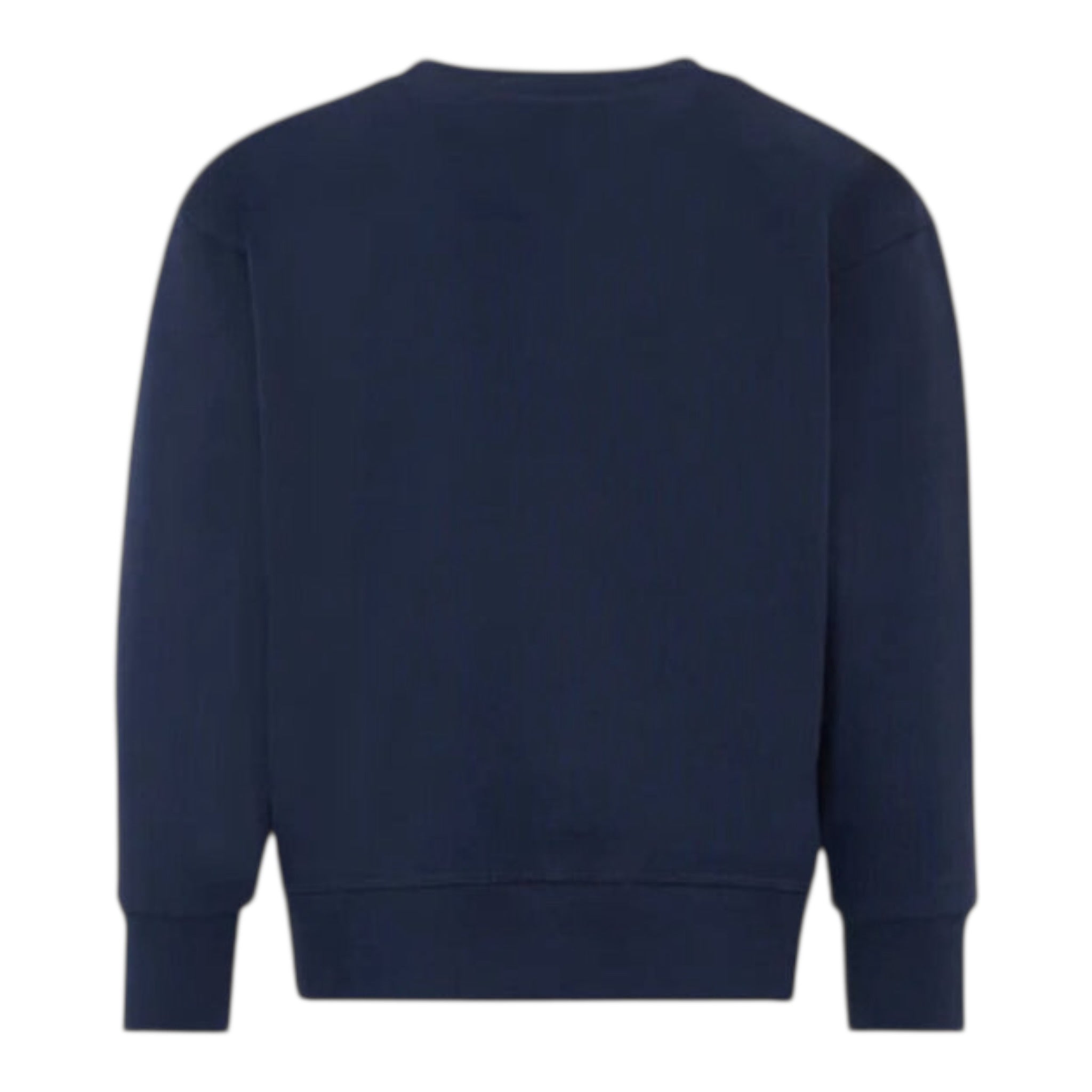 Dsquared2 Felpa tinta unita Girocollo con Stampa Blu per Bambino DQ3005 BLU DSQUARED2 