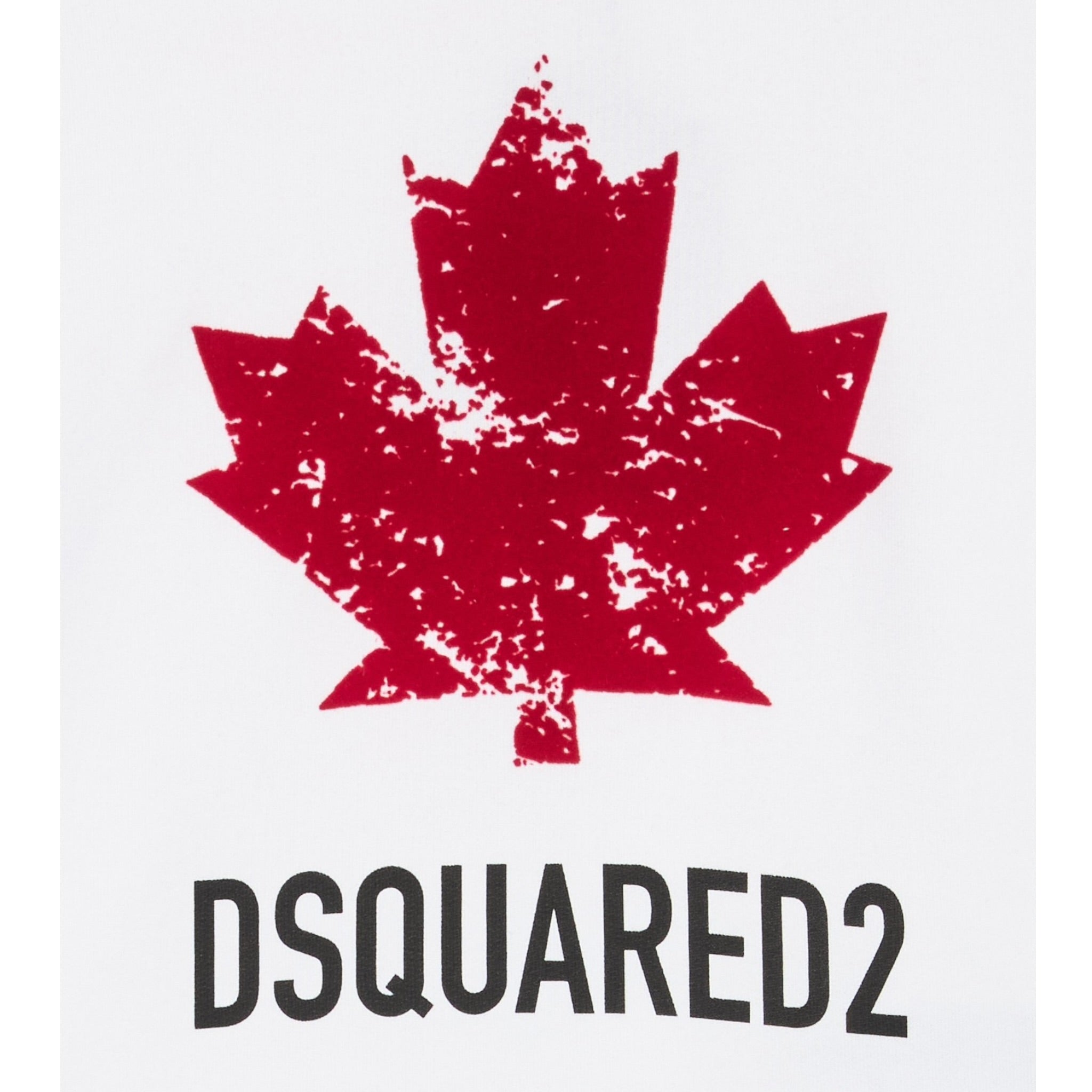 Dsquared2 Felpa tinta unita Girocollo con Stampa Bianco per Bambino DQ3005XX BIANCO DSQUARED2 