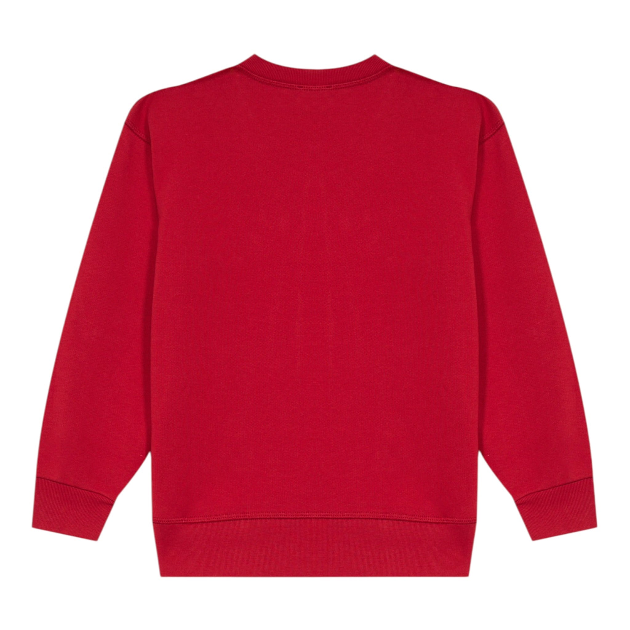 Dsquared2 Felpa tinta unita Girocollo con Stampa Rosso per Bambino DQ3005XX ROSSO DSQUARED2 