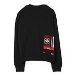 Dsquared2 Felpa Chiusa Girocollo tinta unita con Stampa Nero per Bambino DQ3006 NERO DSQUARED2 