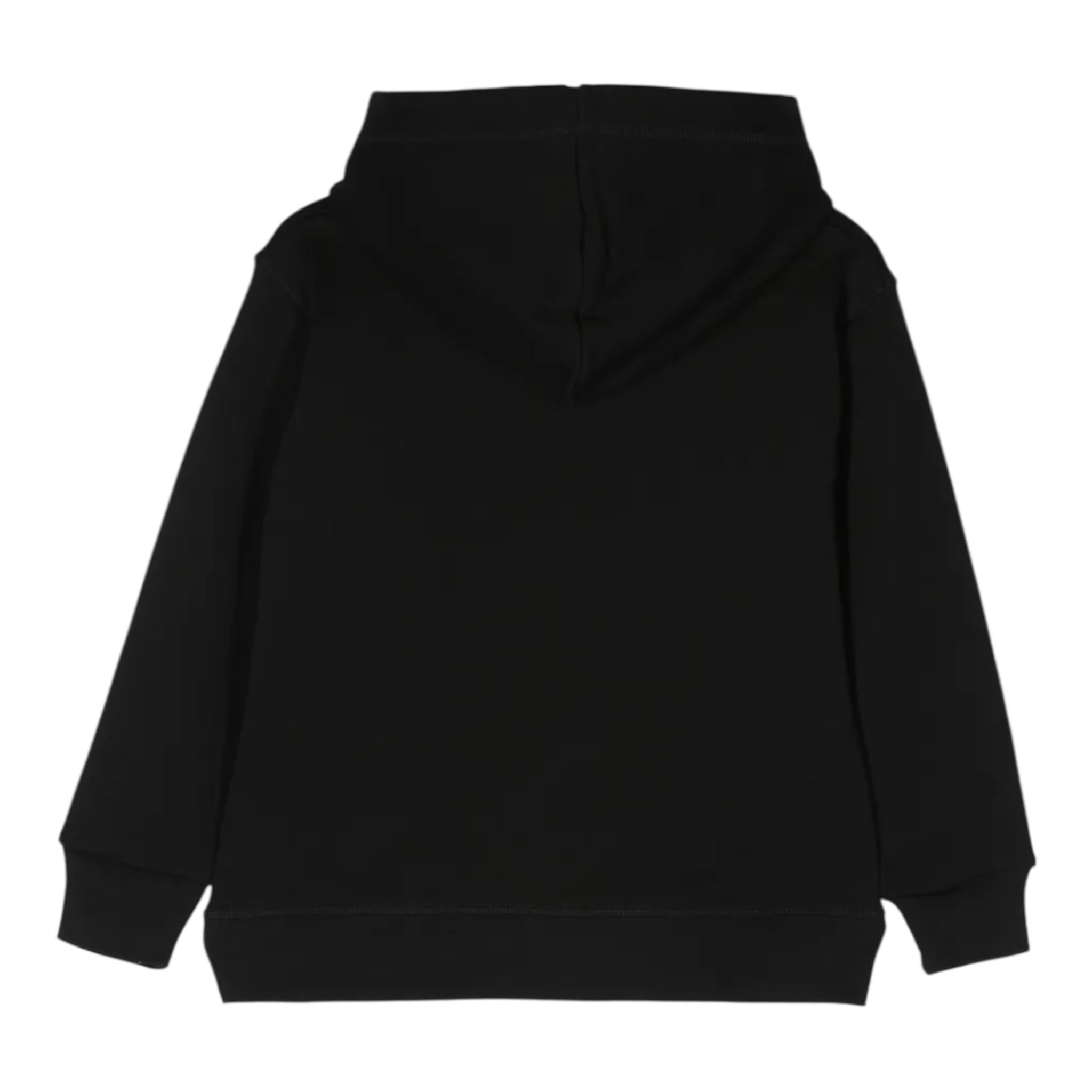 Dsquared2 Felpa con Zip E Cappuccio tinta unita Nero per Bambino DQ3010 NERO DSQUARED2 