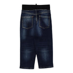 Dsquared2 Jeans tinta unita 5 Tasche Blu per Bambino DQ3036 BLU DSQUARED2 