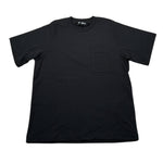 Dsquared2 T-Shirt Girocollo tinta unita con Taschino Nero per Bambino DQ3127 NERO DSQUARED2 