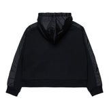 Dsquared2 Felpa con Zip E Cappuccio tinta unita Nero per Bambino DQ3130 NERO DSQUARED2 